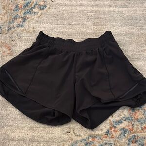 Lululemon Athletica Black Athletic Shorts Lightweight Elastic Waist
